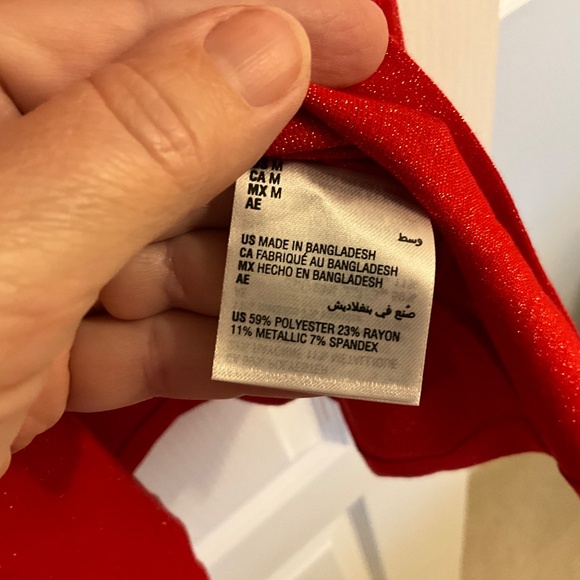 Inc international concepts, 2 piece red nightgown, and robe NWT size M - Picture 11 of 12